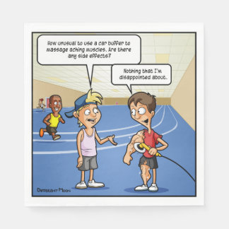 Serviette En Papier Massage de la voiture Tampon amusant Partie servie