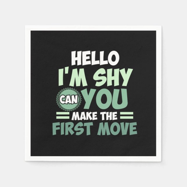 Serviette En Papier Mature Pun Hilarious Flirt Dating Plaisanterie Bon (Devant)