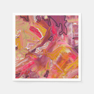 Serviette En Papier Maze de coucher de soleil