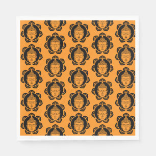 Serviette En Papier Méditation bouddhiste Décor Art