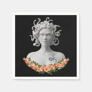 Serviette En Papier Medusa Gorgon Mythologie grecque