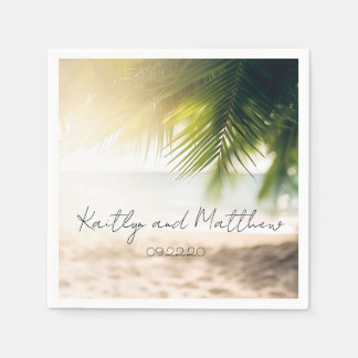 Serviette En Papier Meilleur Mariage d'été