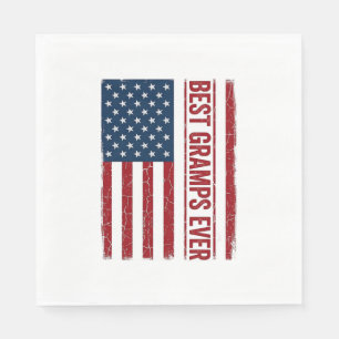 Serviette En Papier Meilleur Papi de tous les temps Conception de vect