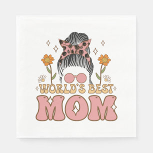 Serviette En Papier Meilleure maman du monde