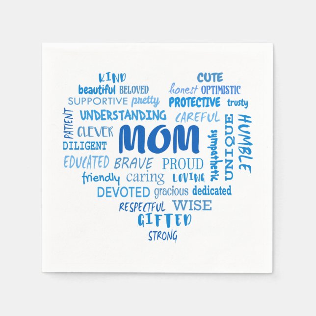 Serviette En Papier Meilleures qualités de mère et caractéristiques de (Devant)