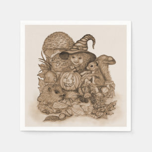 Serviette En Papier Meilleurs voeux pour un Bon thanksgiving