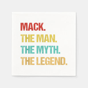 Serviette En Papier Mens Mack The Man The Myth The Legend