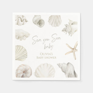 Serviette En Papier Mer bientôt baby shower