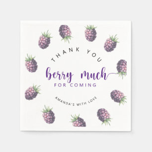 Serviette En Papier Merci