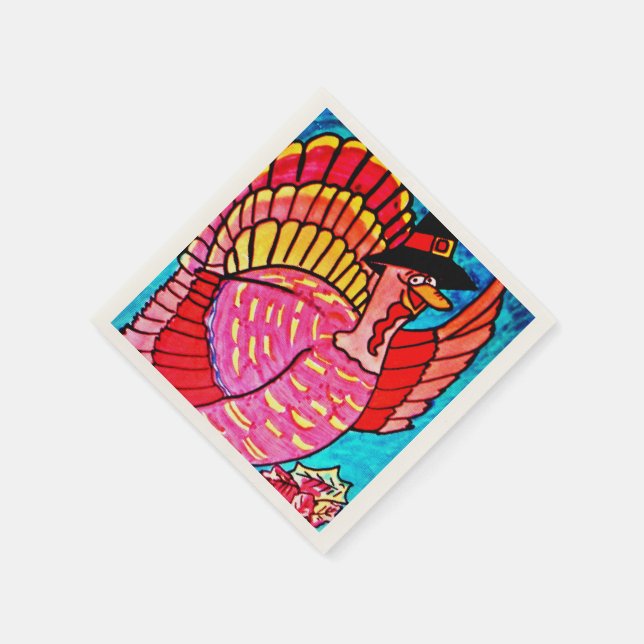 Serviette En Papier MERCI DE SOURIRE DES serviettes TURQUIE (Coin)