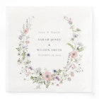 Merci Mariage de couronne Fleur sauvage rose Lilac