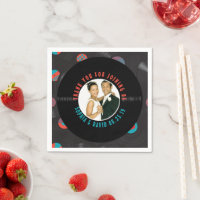 Merci photo Mariage Retro Vinyl Record