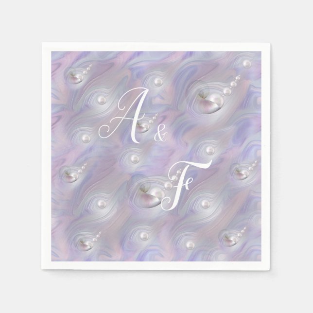 Serviette En Papier Mère des perles donnant naissance à une perle (Devant)