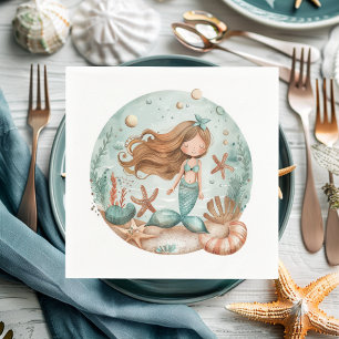 Serviette En Papier Mermaid Dreams Kids
