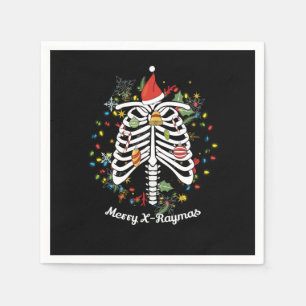 Serviette En Papier Merry XRaymas Technologue Radio Rad Tech Xmas Chr