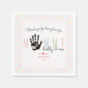 Serviette En Papier Message du Baby shower Bump Ultrasound Cute
