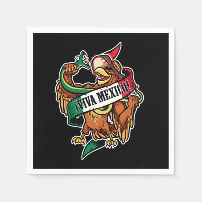 Serviette En Papier Mexican Pride Mexican Flag (Devant)