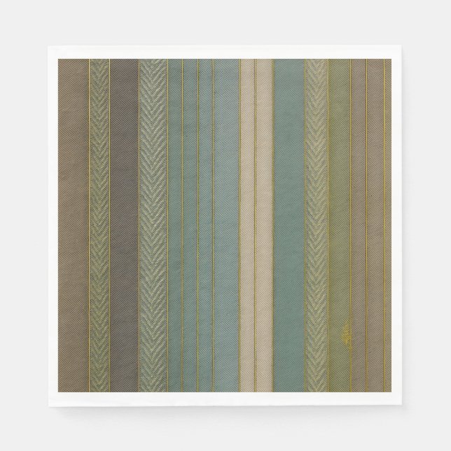 Serviette En Papier Mi-Siècle Moderne En Tailles Musulées Imprimer (Devant)