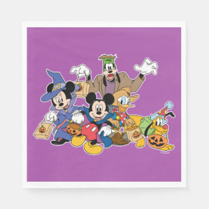 Serviette En Papier Mickey et amis d'Halloween