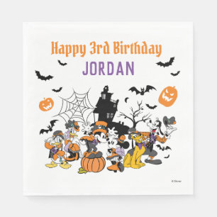 Serviette En Papier Mickey & Friends Halloween Anniversaire