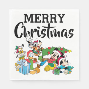 Serviette En Papier Mickey & Friends   Prêt pour les fêtes