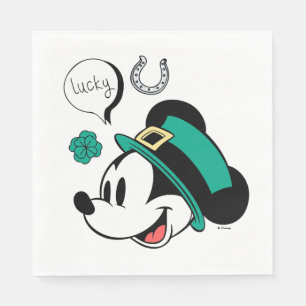 Serviette En Papier Mickey Mouse   Lucky You