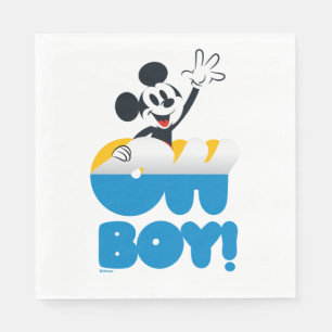 Serviette En Papier Mickey Mouse Oh Boy! Décoller