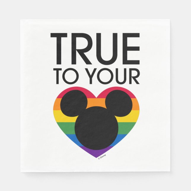 Serviette En Papier Mickey | True to Your Heart (Devant)