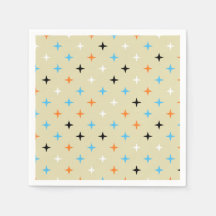 Mid Century Moderne Rétro Motif Starburst