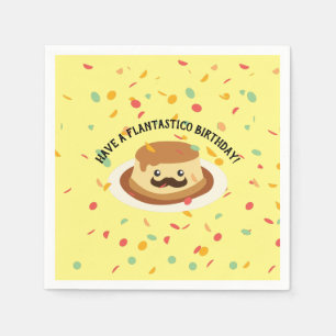 Serviette En Papier Mignonne et amusant Avoir Flantastico Anniversaire