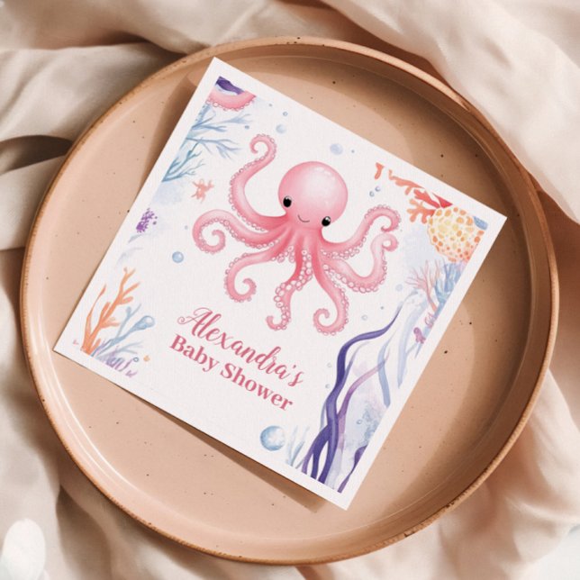 Serviette En Papier Mignonne sous la mer (Créateur téléchargé)
