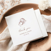 Mini-fer à cheval | Mariage Brown et blanc