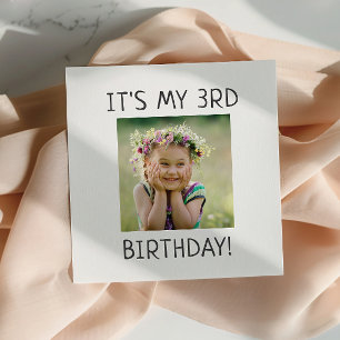 Serviette En Papier Mini-genre neutre C'est ma fête d'anniversaire
