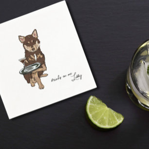 Serviette En Papier Mini Husky Mariage