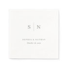 Minimal et chic | Mariage blanc et vert Sage