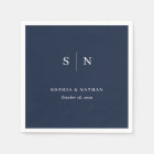 Minimal et chic | Mariage bleu foncé de la marine