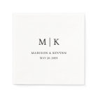 Minimal et chic | Napkins Mariage