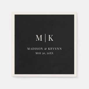 Serviette En Papier Minimal et chic   Napkins Mariage