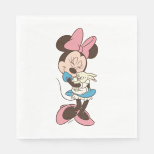 Serviette En Papier Minnie Mouse Hugues mignonette lapin de Pâques