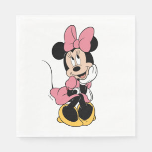 Serviette En Papier Minnie   Poster en rose