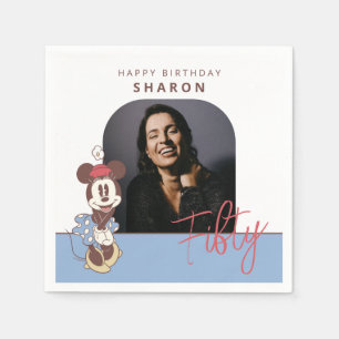 Serviette En Papier Minnie Souris 50e anniversaire Photo