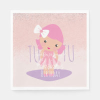 Minuscule Tutu fille's Birthday Cartoon Parties sc