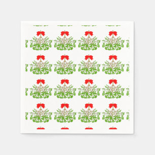 Serviette En Papier Mistletoe