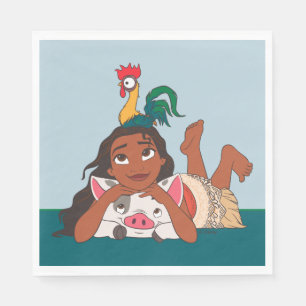 Serviette En Papier Moana de Disney   Moana & Friends