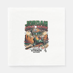 Serviette En Papier Mode Jordan Objectif Squelette Nations Striker Dyn