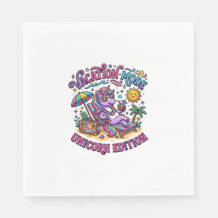 Serviette En Papier Mode Vacances Licorne Édition Licorne Commercial P