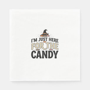 Serviette En Papier Modèle de T-shirt Chapeau de Sorcière de Bonbons H