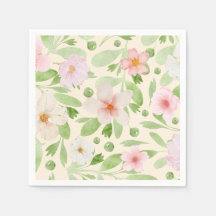 Modèle floral jaune pastel délicat