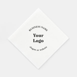 Serviette En Papier Modèle minimaliste rétro-moderne pour votre logo