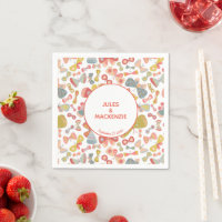 Modern Pastel Graphic Butterfly Pattern